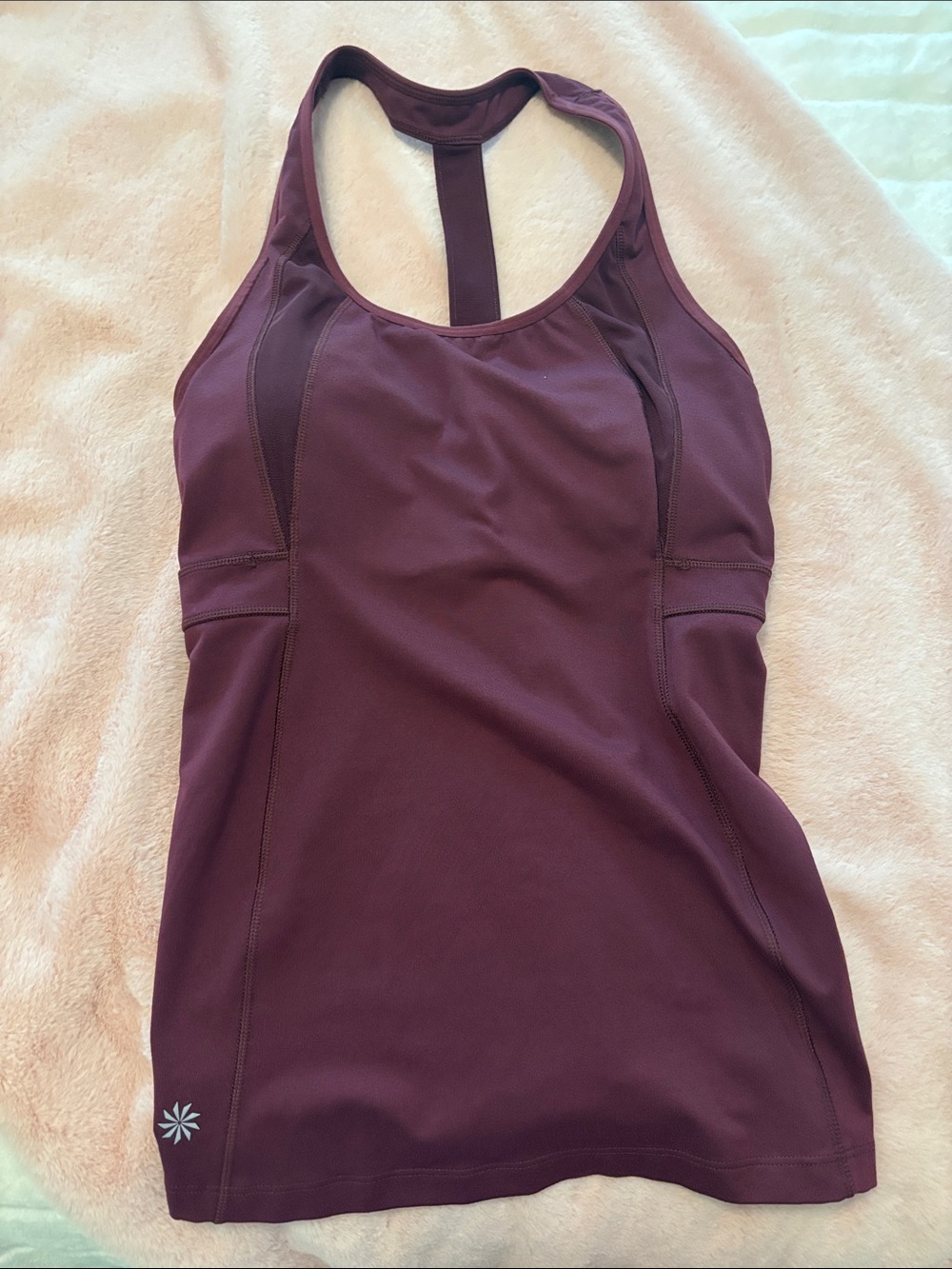 Athleta Plum Racerback Tank - Deep Berry